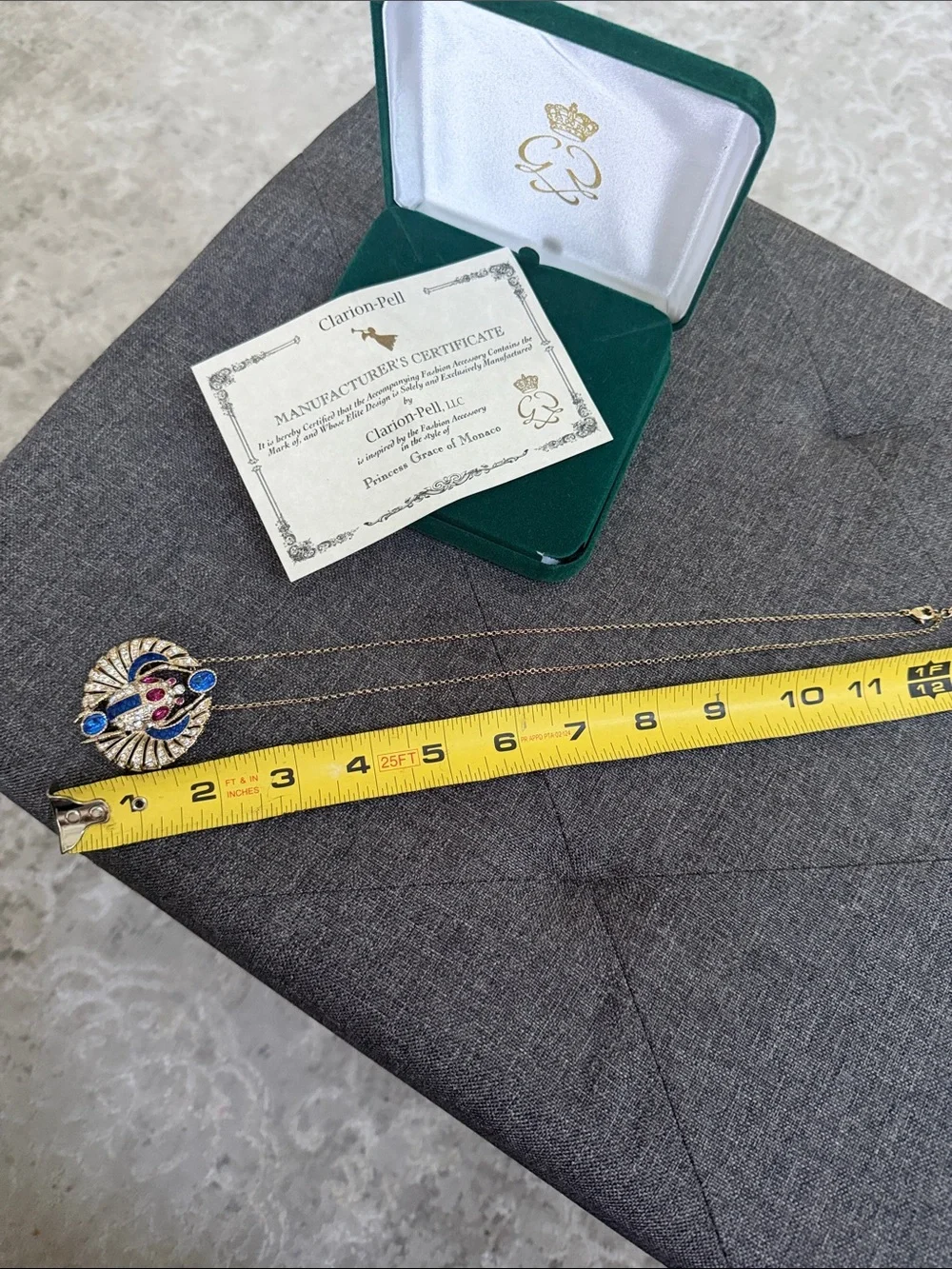 Clarion-Pell “Princess Grace of Monaco Collection” brooch/pendant.
